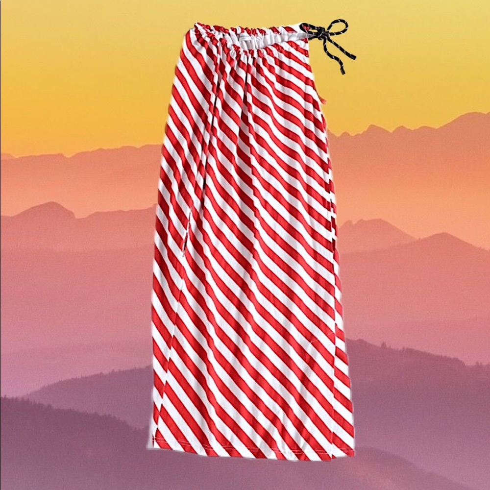 🔥DRIES VAN NOTEN Diagonal Stripes Dress